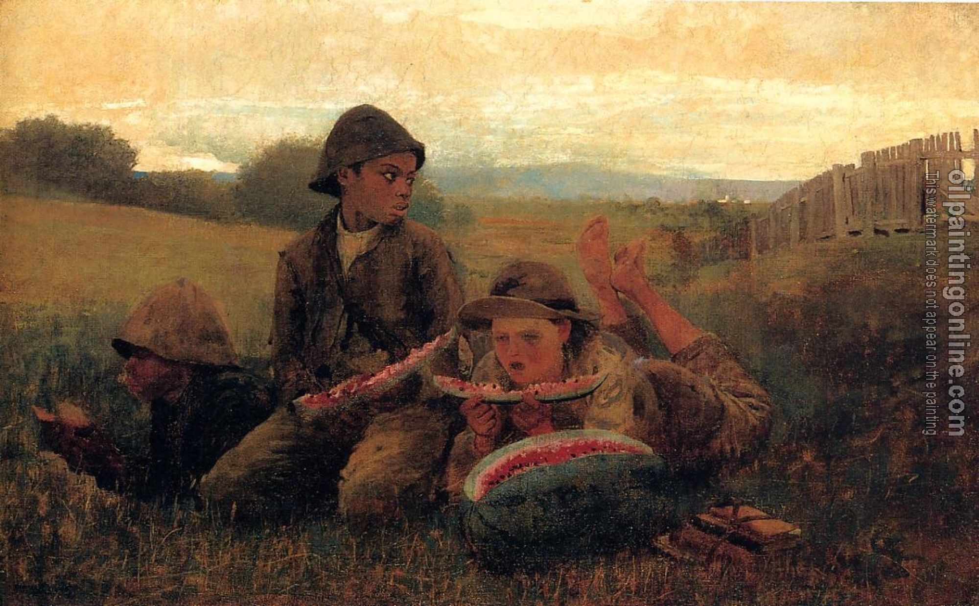 Homer, Winslow - The Watermelon Boys